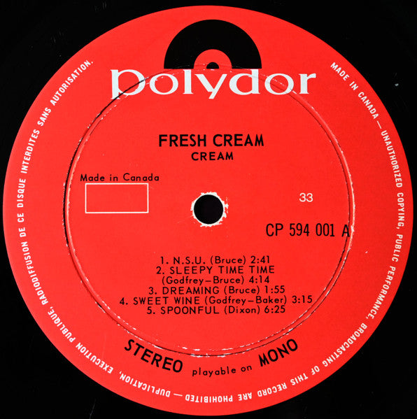 Cream (2) - Fresh Cream