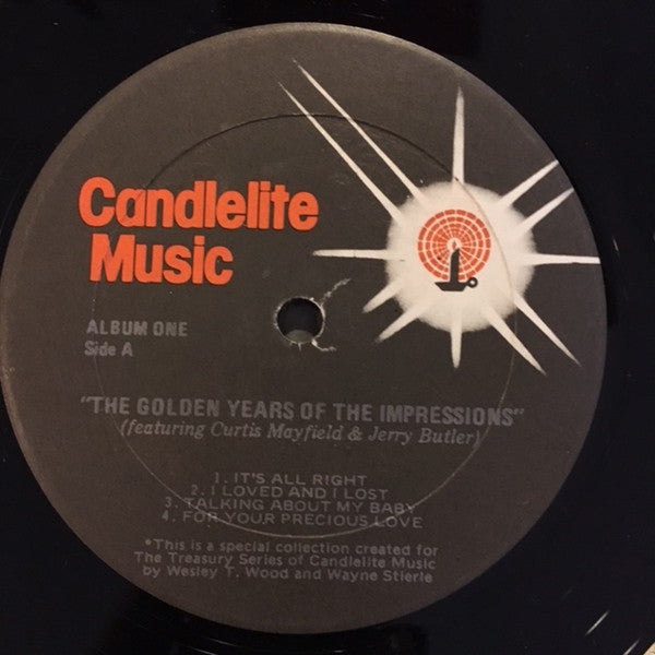 The Impressions - The Golden Years Of The Impressions featuring Jerry Butler & Curtis Mayfield Vinyl Record