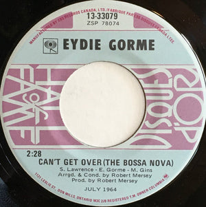 Eydie Gorme - Blame It On The Bossa Nova / Can't Get Over (The Bossa Nova) Vinyl Record