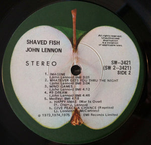 John Lennon / Plastic Ono Band, The - Shaved Fish - 1975