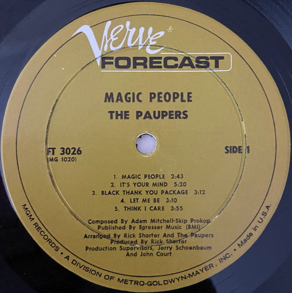 Paupers, The - Magic People - 1967