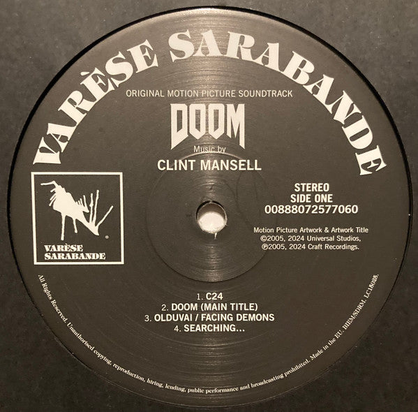 Clint Mansell - Doom (Original Motion Picture Soundtrack) - 2024