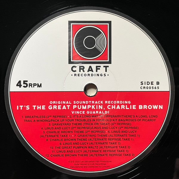 Vince Guaraldi - It's The Great Pumpkin, Charlie Brown (Original Soundtrack Recording) - 2022