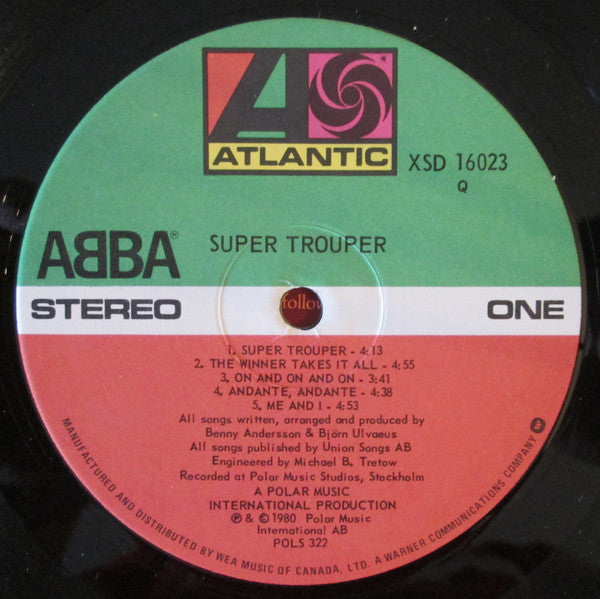 ABBA - Super Trouper - 1980