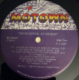 David Ruffin - At His Best