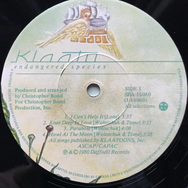 Klaatu - Endangered Species - 1980