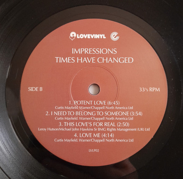 Impressions, The - Times Have Changed - 2017