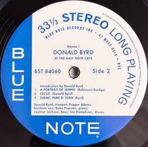 Donald Byrd - At The Half Note Cafe Volume 1 - 2023