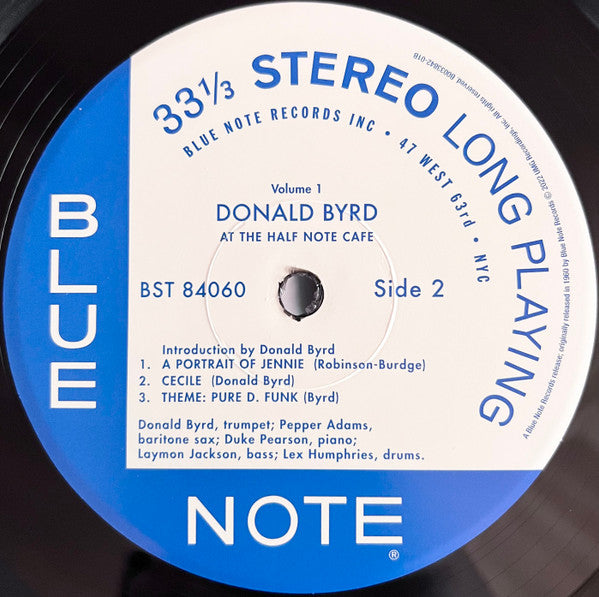 Donald Byrd - At The Half Note Cafe Volume 1 - 2023