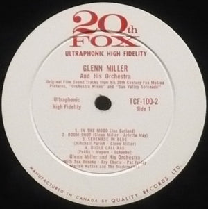 Glenn Miller And His Orchestra - Glenn Miller's Original Film Sound Tracks - 1958