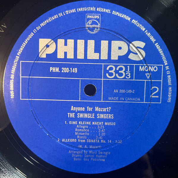 Les Swingle Singers - Anyone For Mozart? - 1964