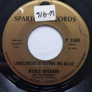 Merle Haggard and The Strangers  - I Threw Away The Rose Vinyl Record