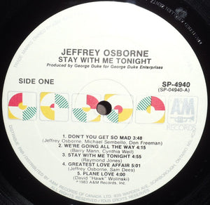 Jeffrey Osborne - Stay With Me Tonight