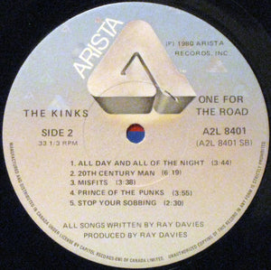 The Kinks - One For The Road Vinyl Record