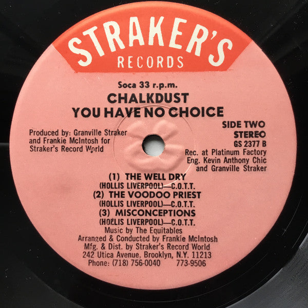 Chalkdust - You Have No Choice - 1994