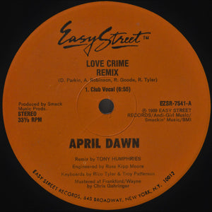 April Dawn - Love Crime (Remix) Vinyl Record