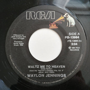 Waylon Jennings - Waltz Me To Heaven / Dream On - 1985