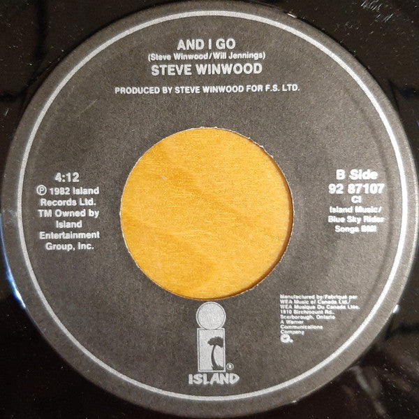 Steve Winwood - Higher Love