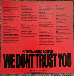 Future & Metro Boomin -  We Dont Trust You Vinyl Record