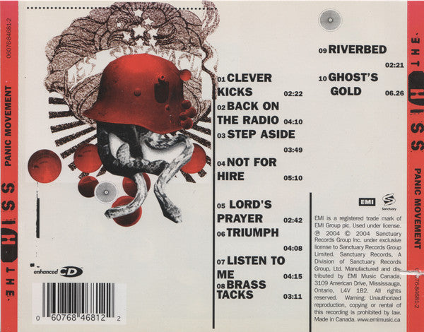 Hiss, The - Panic Movement (CD) - 2004