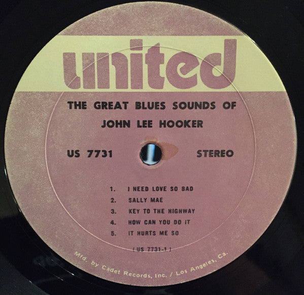 John Lee Hooker - The Great Blues Sounds Of John Lee Hooker -