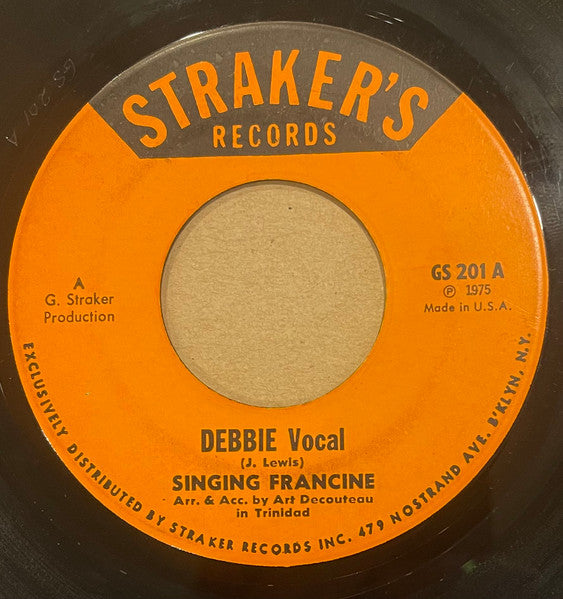 Singing Francine / Francine Edwards - Debbie Vocal - 1975