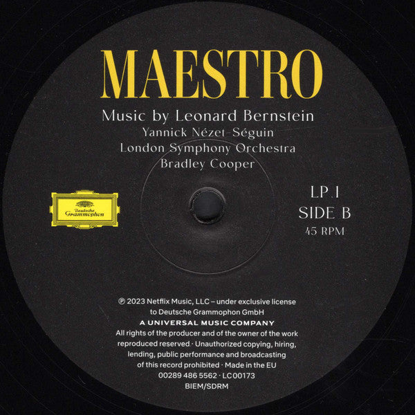 Yannick Nézet-Séguin, London Symphony Orchestra, Bradley Cooper, Leonard Bernstein - Maestro - Music By Leonard Bernstein - 2023
