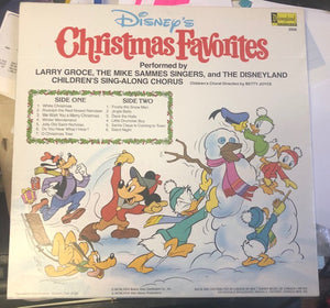 Larry Groce, Mike Sammes Singers And Disneyland Children's Sing-along Chorus, The - Disney's Christmas Favorites -