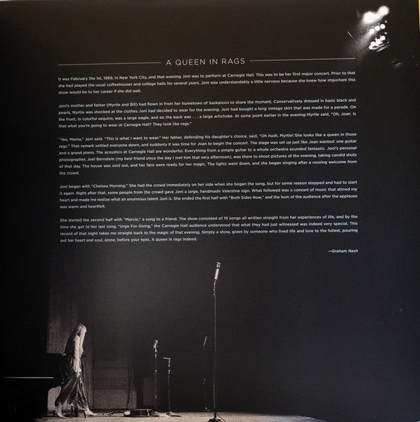 Joni Mitchell - Live At Carnegie Hall - 1969 - 2021