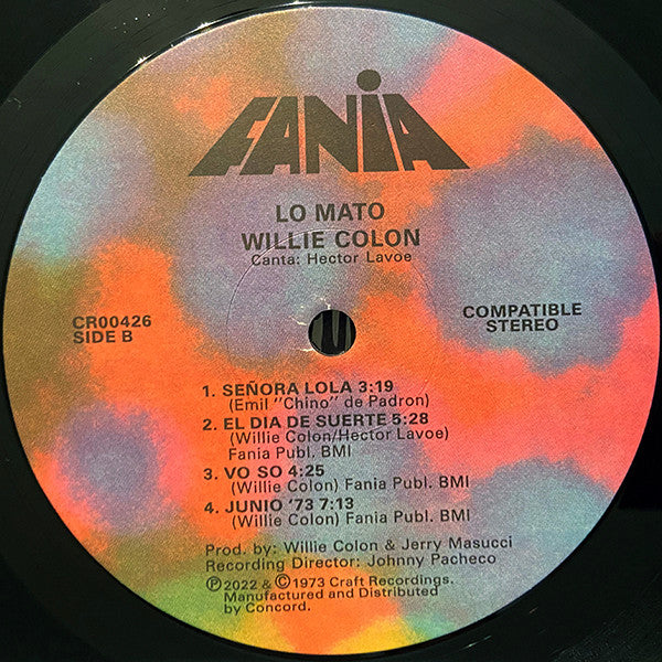 Willie Colón - Lo Mato (Si No Compra Este LP) - 2022