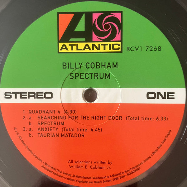 Billy Cobham - Spectrum Vinyl Record