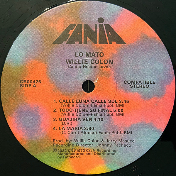 Willie Colón - Lo Mato (Si No Compra Este LP) - 2022
