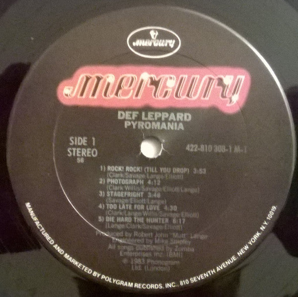 Def Leppard - Pyromania - 1983