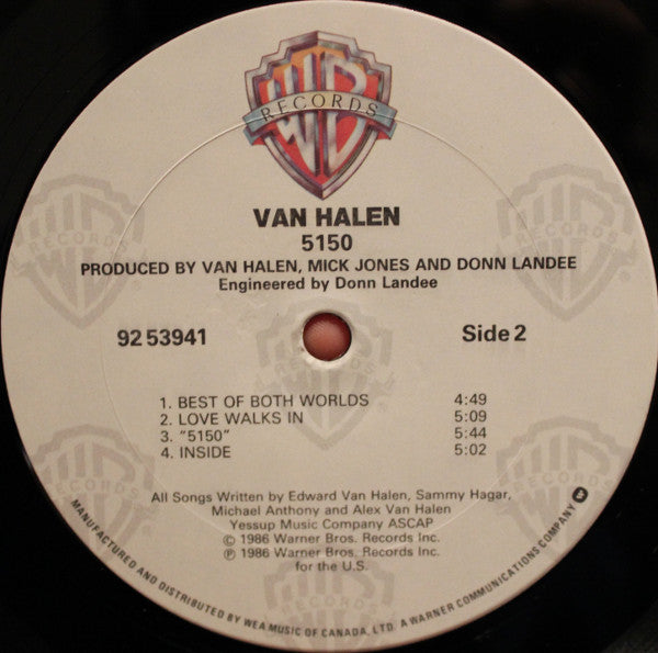 Van Halen - 5150 - 1986