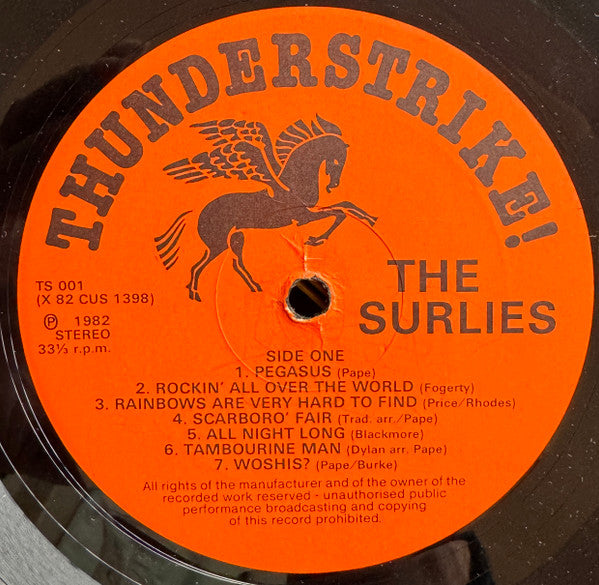 The Surlies - Thunderstrike! Vinyl Record