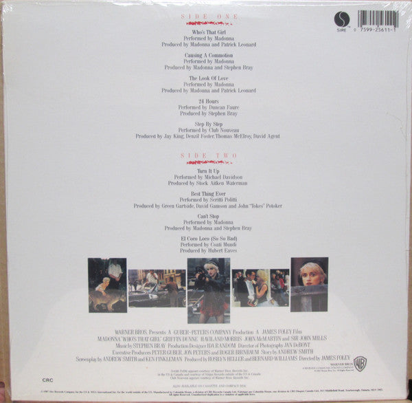 Madonna - Who's That Girl (Original Motion Picture Soundtrack) - 1987