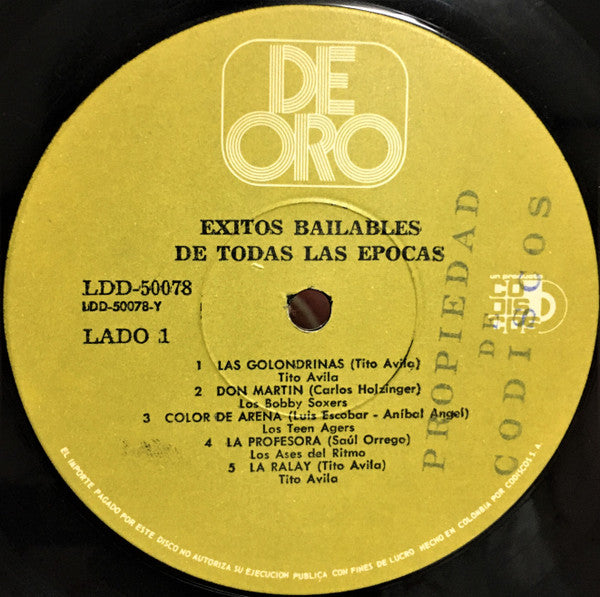 Various - Exitos Bailables De Todas Las Epocas -