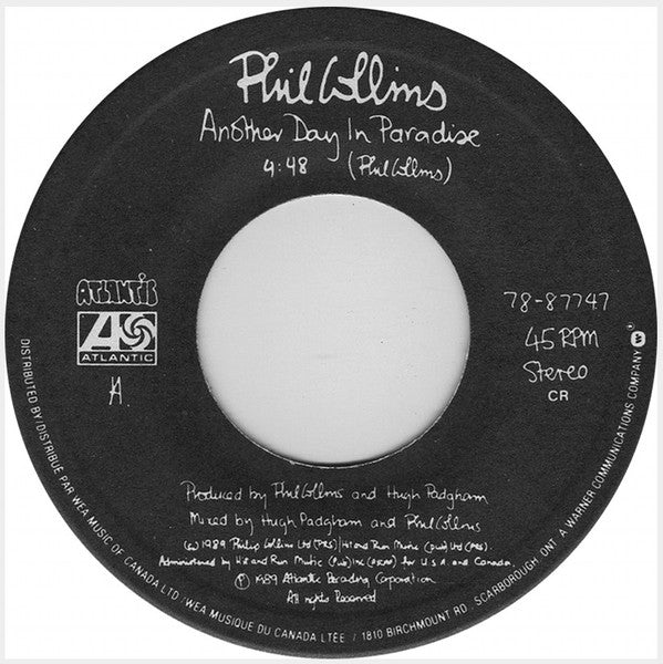 Phil Collins - Another Day In Paradise - 1989