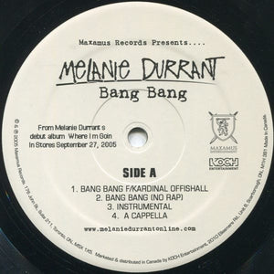 Melanie Durrant - Bang Bang