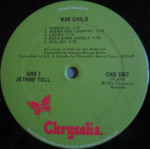 Jethro Tull - War Child - 1974