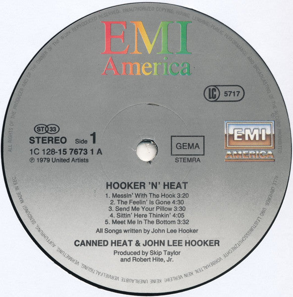 Canned Heat & John Lee Hooker - Hooker 'N' Heat -