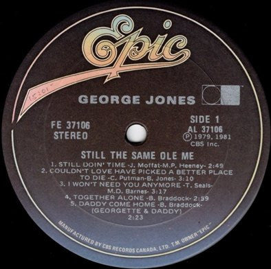 George Jones - Still The Same Ole Me - 1981