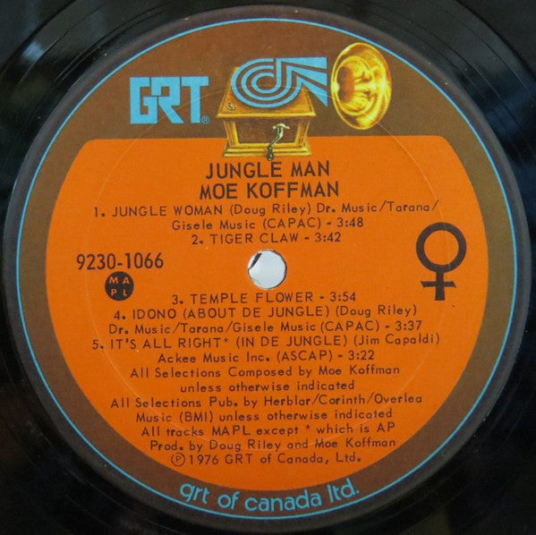 Moe Koffman - Jungle Man - 1976