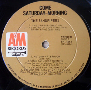 Sandpipers, The - Come Saturday Morning - 1970