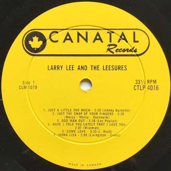 Larry Lee And The Leesures - Number 1 - 1963