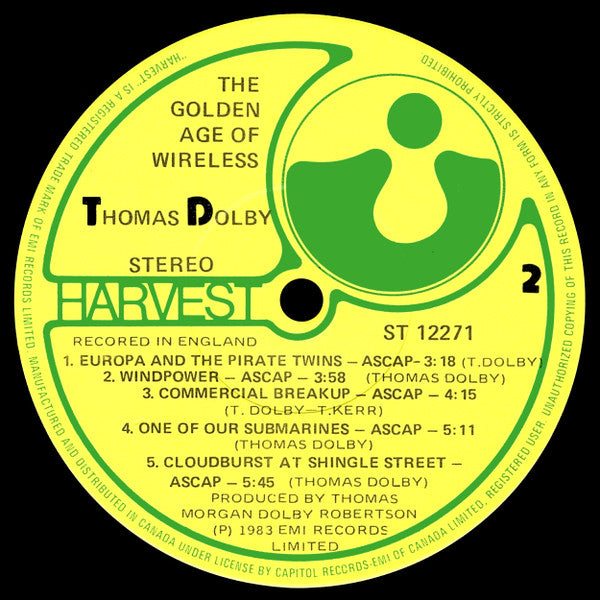 Thomas Dolby - The Golden Age Of Wireless - 1983