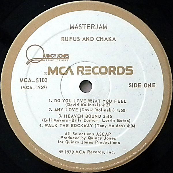 Rufus & Chaka Khan - Masterjam - 1979
