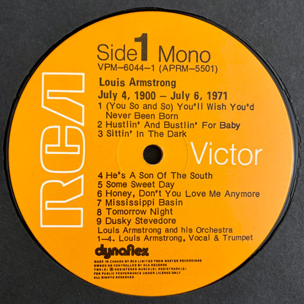 Louis Armstrong - July 4, 1900 / July 6, 1971 - 1971