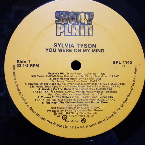 Sylvia Tyson - You Were On My Mind - 1989
