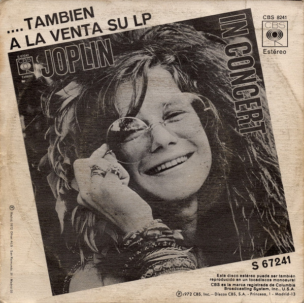 Janis Joplin - Dentro De Mi - 1972